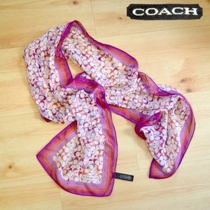 Coach Silk Scarf